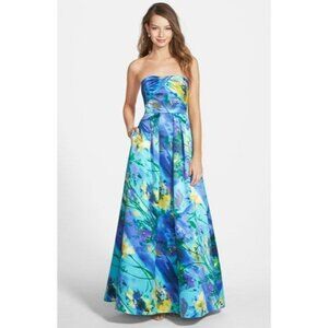 NWT Hailey Logan for Adrianna Papell Floral Prom 7/8